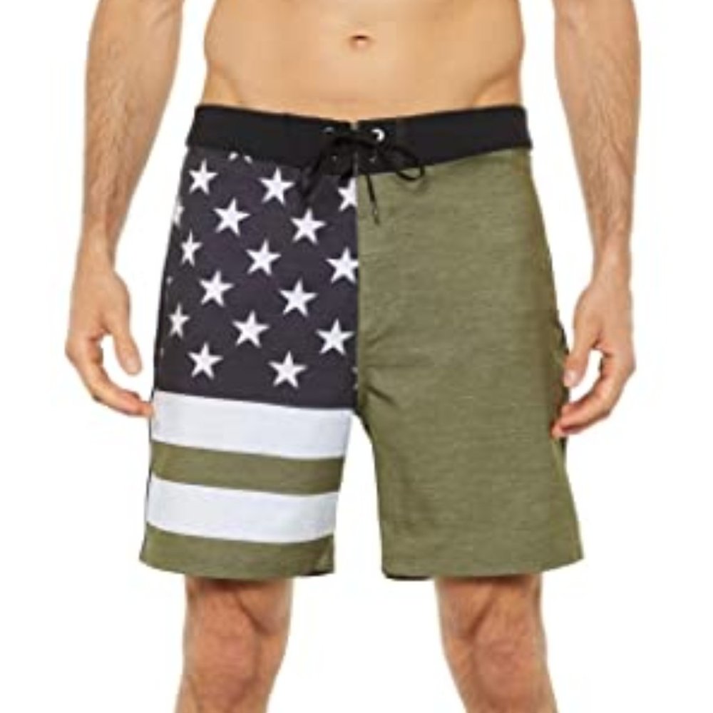 NWT Hurley Phantom Patriot 18" Men's Boardshorts
